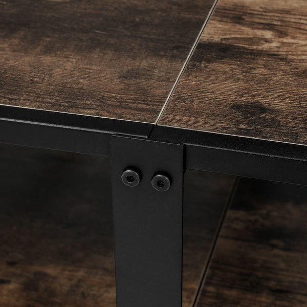 Particle Board And Metal Tv Stand With Storage Shelves For Home Entertainment Units Tv Stands & Entertainment Units