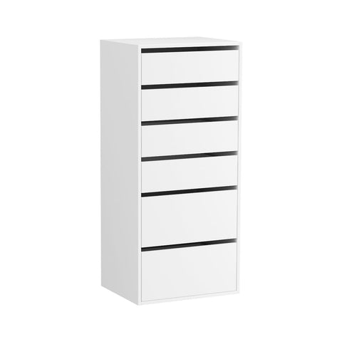 Artiss 6 Chest Of Drawers Dresser Tallboy White Dressers & Chests Of Drawers