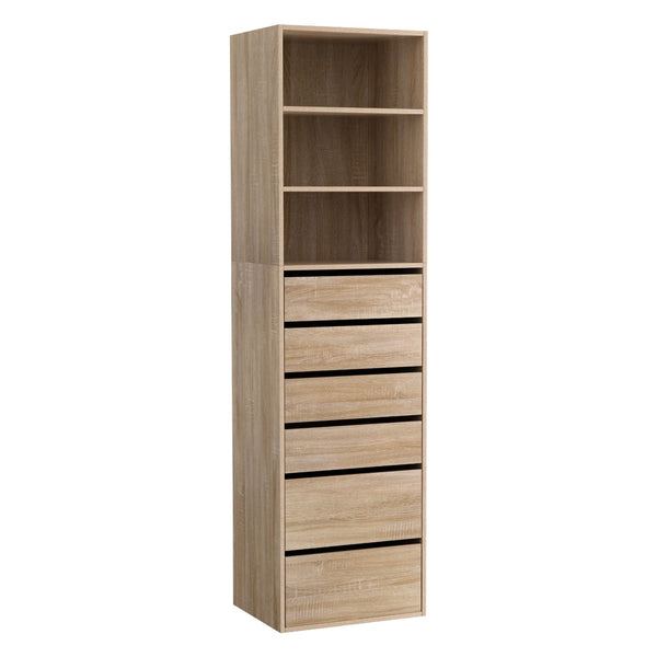 Artiss 6 Chest Of Drawers Tallboy Cabinet Pine Dressers & Chests Of Drawers