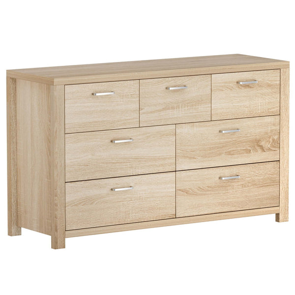 Artiss 7 Chest Of Drawers Maxi Pine Dressers & Chests Of Drawers