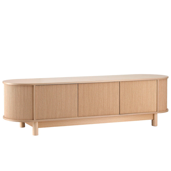 Artiss Tv Unit Entertainment Storage Cabinet 160Cm Pine Tv Stands & Entertainment Units