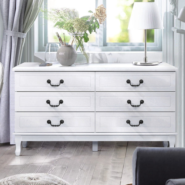 Artiss 6 Chest Of Drawers Kubi White Dressers & Chests Of Drawers