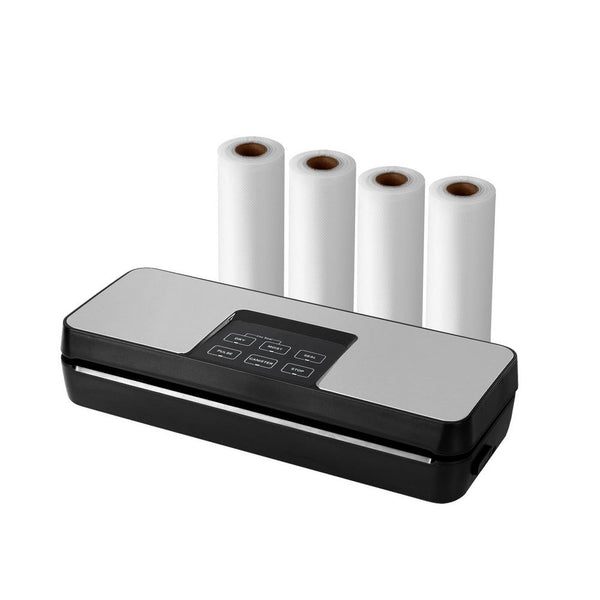 Devanti Food Vacuum Sealer Machine Auto Cutter 5 Modes Storage Bags 4 Rolls Vacuum Sealers