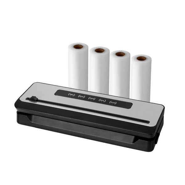 Devanti Food Vacuum Sealer Machine Sealing Cutter 4 Modes Storage Bags Rolls Vacuum Sealers