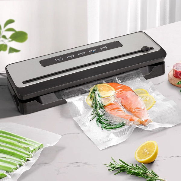 Devanti Food Vacuum Sealer Machine Fresh Storage Sealing Cutter Bags 4 Modes Vacuum Sealers