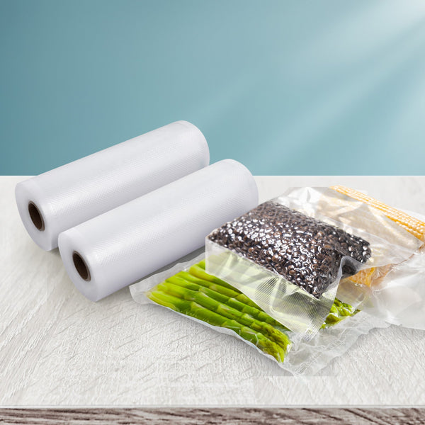 2 Rolls Food Vacuum Sealer Bags Storage Saver Heat Sealing Pack 15Cmx6m Vacuum Sealers