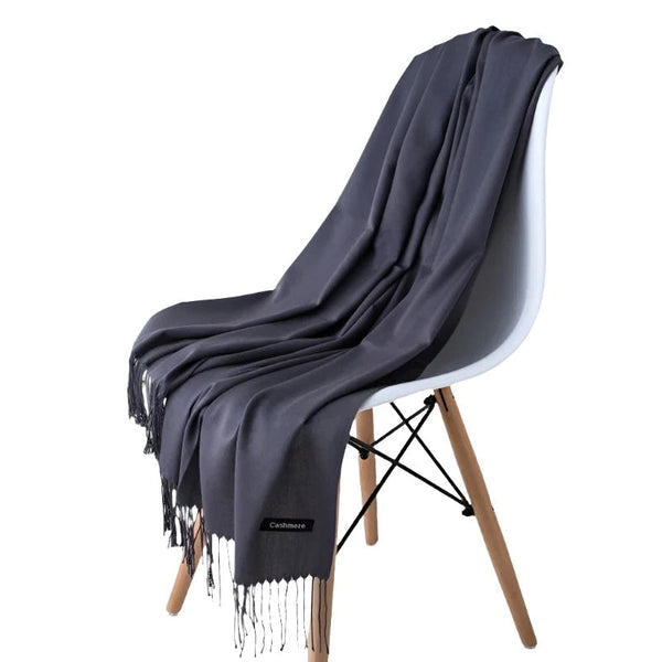 Fashion Women Scarf Thin Shawls Solid Colour Cashmere Like Pashmina Hijabs Wraps Scarves & Wraps