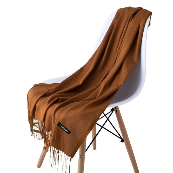 Fashion Women Scarf Thin Shawls Solid Colour Cashmere Like Pashmina Hijabs Wraps Scarves & Wraps