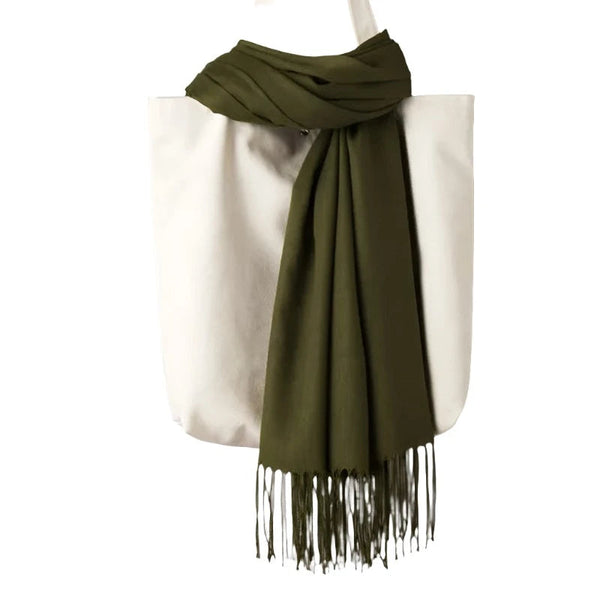Fashion Women Scarf Thin Shawls Solid Colour Cashmere Like Pashmina Hijabs Wraps Scarves & Wraps