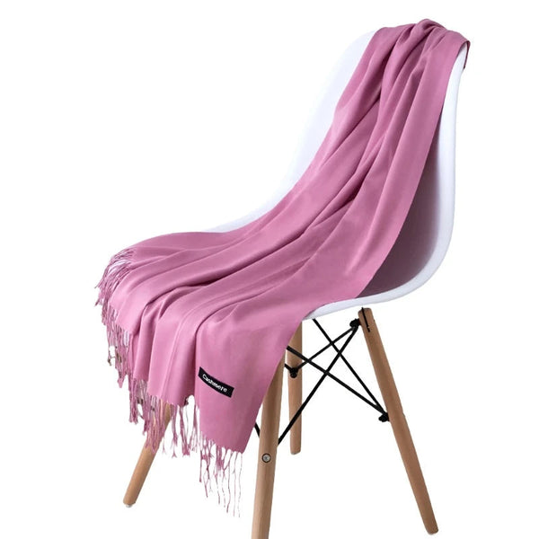 Fashion Women Scarf Thin Shawls Solid Colour Cashmere Like Pashmina Hijabs Wraps Scarves & Wraps