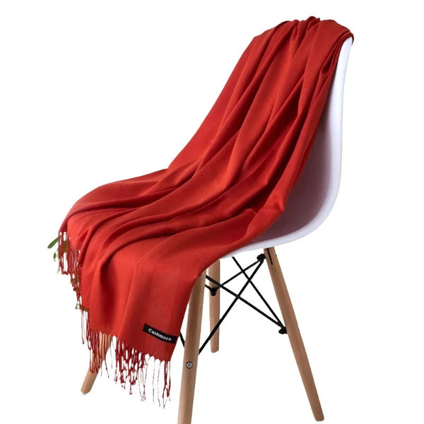 Fashion Women Scarf Thin Shawls Solid Colour Cashmere Like Pashmina Hijabs Wraps Scarves & Wraps