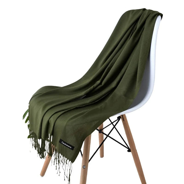 Fashion Women Scarf Thin Shawls Solid Colour Cashmere Like Pashmina Hijabs Wraps Scarves & Wraps