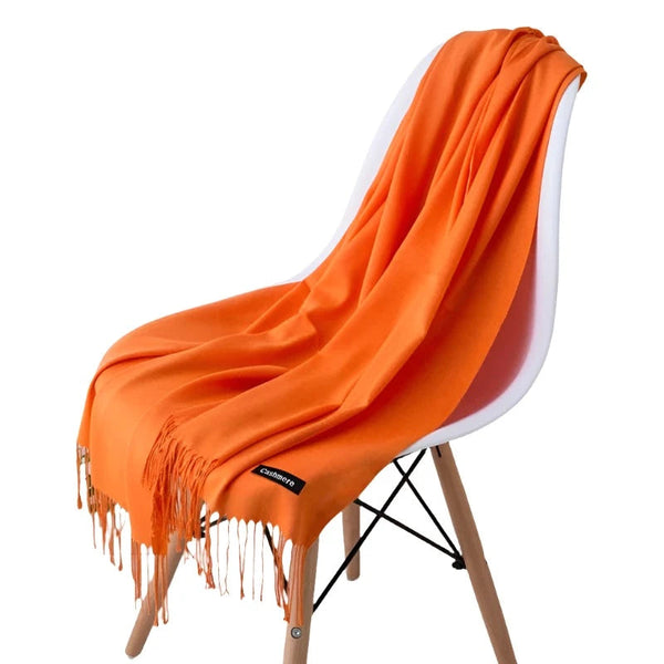 Fashion Women Scarf Thin Shawls Solid Colour Cashmere Like Pashmina Hijabs Wraps Scarves & Wraps