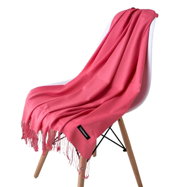 Fashion Women Scarf Thin Shawls Solid Colour Cashmere Like Pashmina Hijabs Wraps Scarves & Wraps