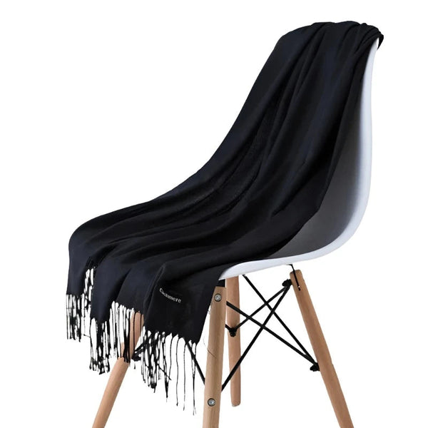 Fashion Women Scarf Thin Shawls Solid Colour Cashmere Like Pashmina Hijabs Wraps Scarves & Wraps