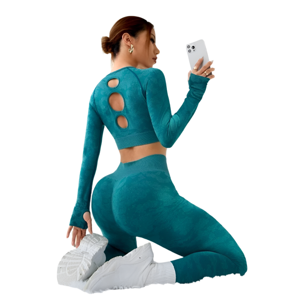 Fashion Exercise Clothes Yoga Suit For Women In Solid Colours And Various Sizes Tracksuits & Sets