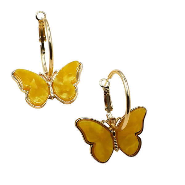 Alloy Advent Calendars With Electroplated Colourful Butterfly Studs Seasonal Decorations