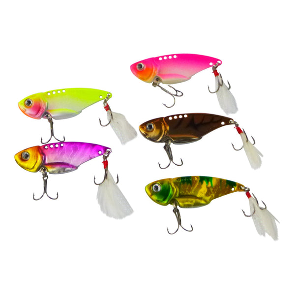 Finesse Feather Blade Magenta Gold 55Mm 2 Pack Baits & Lures