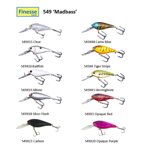 Finesse Madbass Clear 85Mm Baits & Lures