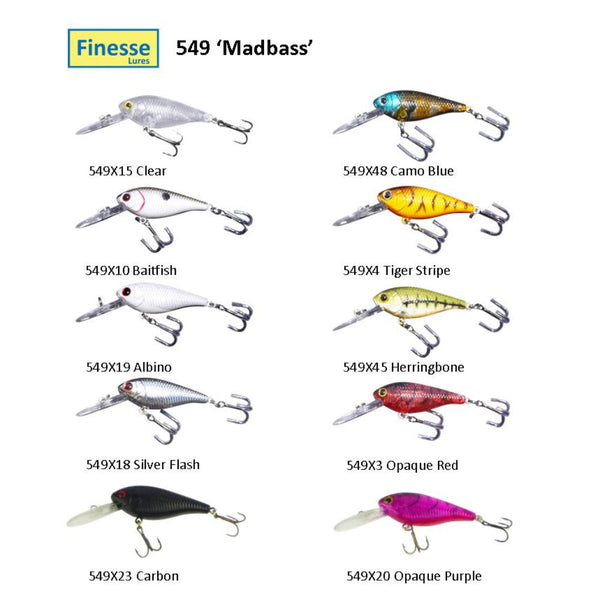 Finesse Madbass Herringbone 85Mm Baits & Lures