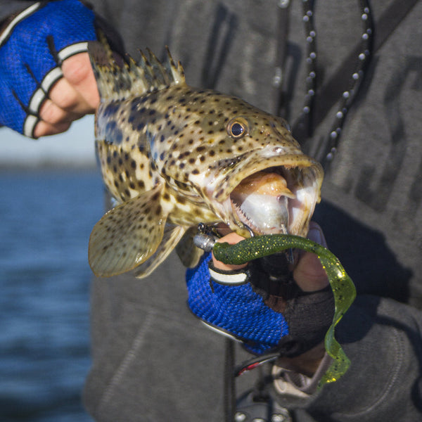 Swimerz 100Mm Vibro Tail Green Glitter Scented 5 Pack Baits & Lures