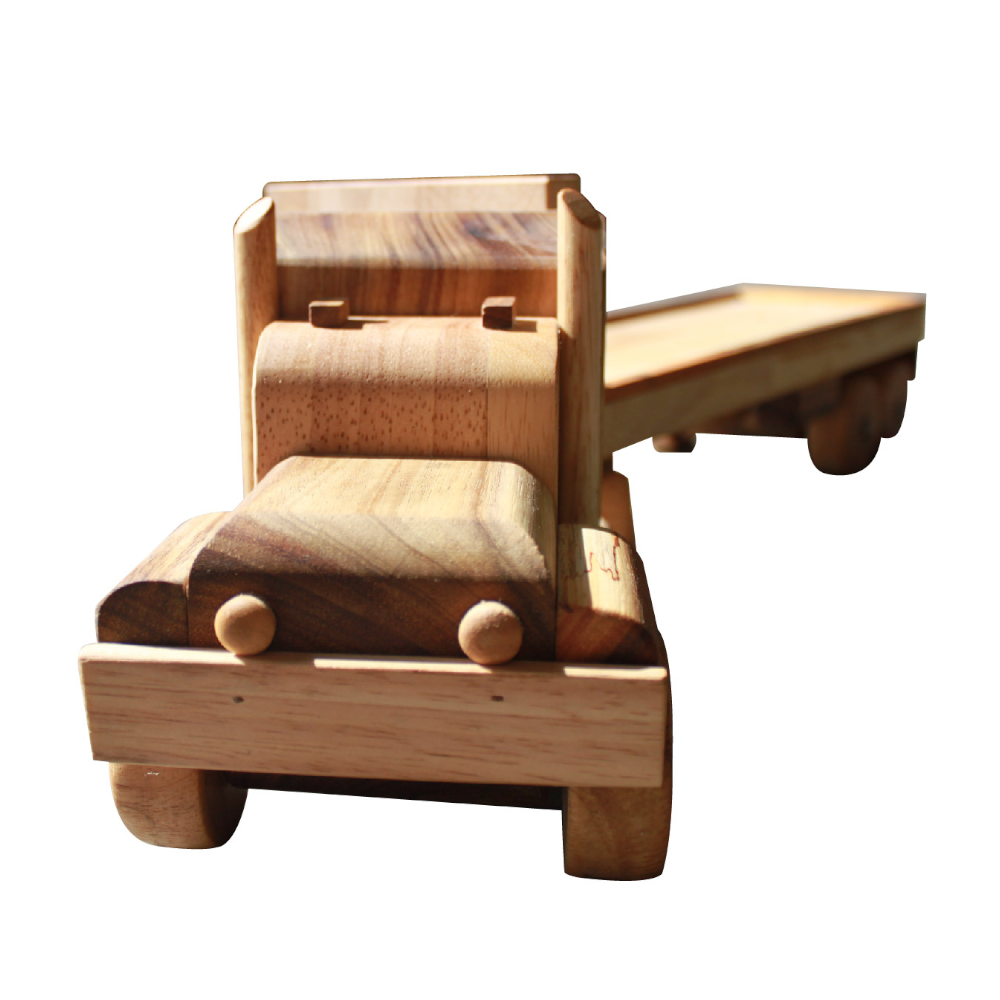 Wooden Educational Toys Flat Back Truck
