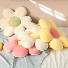 Plush Pillow Light Pink Five Petal Flower Shape Stuffed Soft Cushion Cushions & Decorative Pillows