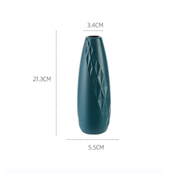 Flower Vase Coral Red Small Nordic Style Pot Table Decor Garden Vases