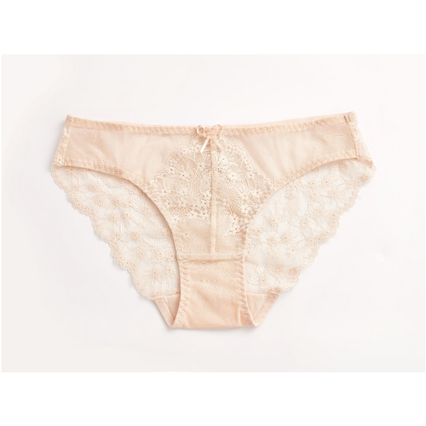 French Style  Lace Briefs Ultra Thin Breathable Plus Size Women's Thong Underwear Low Waist Butt Lifting Panties