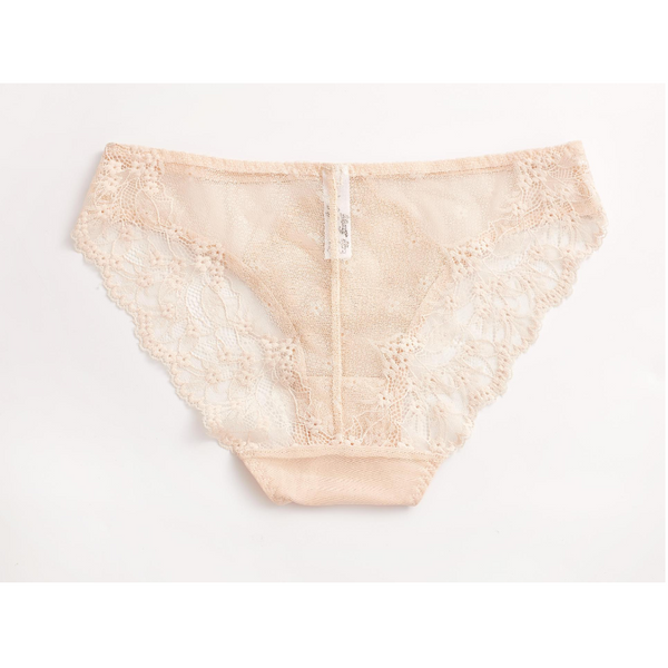 French Style  Lace Briefs Ultra Thin Breathable Plus Size Women's Thong Underwear Low Waist Butt Lifting Panties