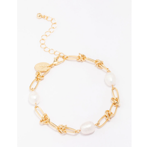 Freshwater Pearl Titanium Steel Bracelet Bracelets