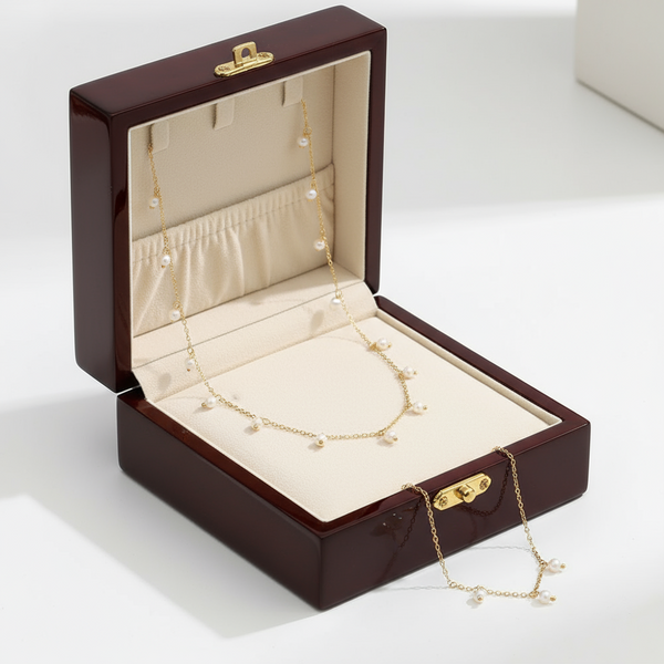 Freshwater Pearl Loose Necklace Women's Collarbone Chain Necklaces & Pendants