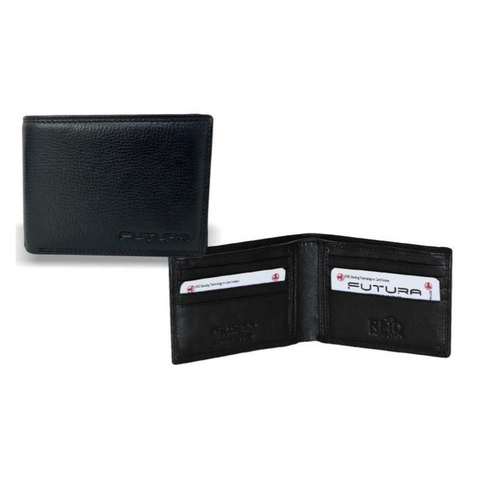 Futura Mens Rfid Protected Slim Genuine Leather Wallet Black Water Pumps & Pressure Tanks