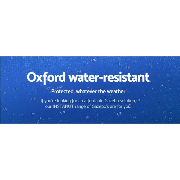 Instahut Gazebo 3X4.5 Pop Up Marquee Folding Tent Wedding Gazebos Camping Outdoor Shade Canopy Blue Marquees