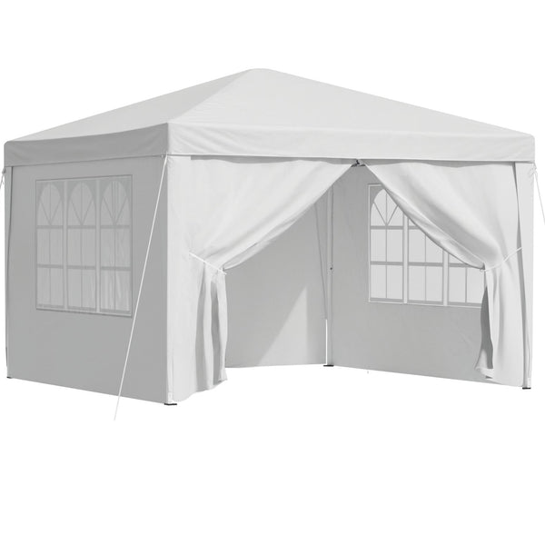 Instahut Gazebo 3X3 Pop Up Marquee Folding Tent Wedding Gazebos Camping Outdoor Shade Canopy Gray Marquees