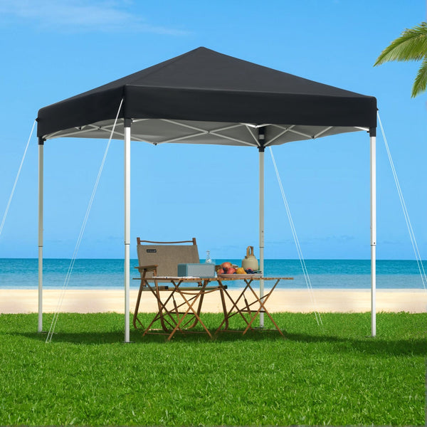Instahut Gazebo 2X2m Outdoor Patio Garden Marquee Shade Black Marquees