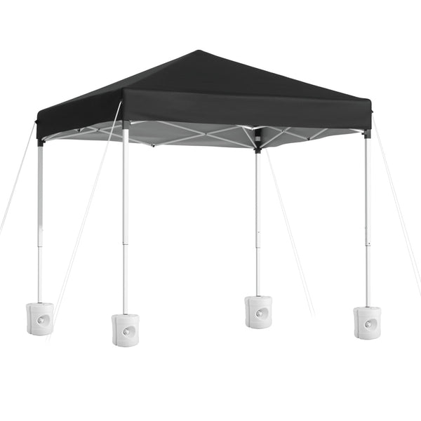 Instahut Gazebo 2X2m Outdoor Patio Garden Marquee Shade W/ Base Pods Black Marquees