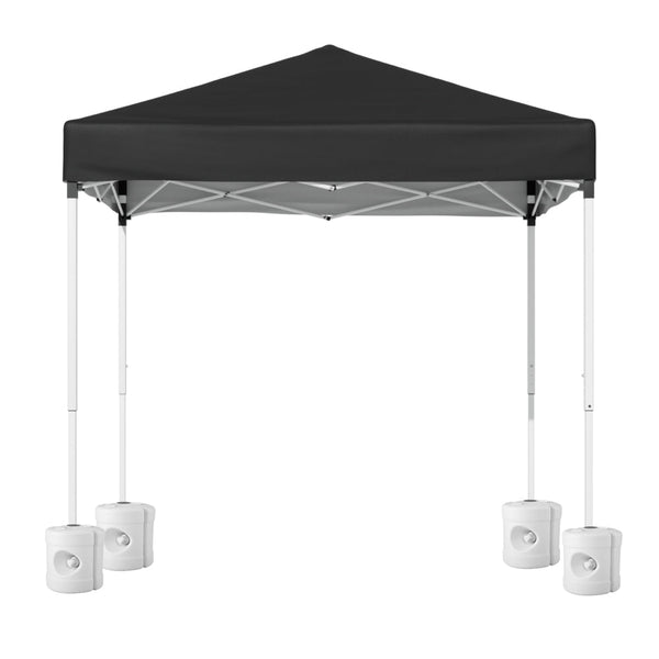 Instahut Gazebo 2X2m Outdoor Patio Garden Marquee Shade W/ Base Pods Black Marquees