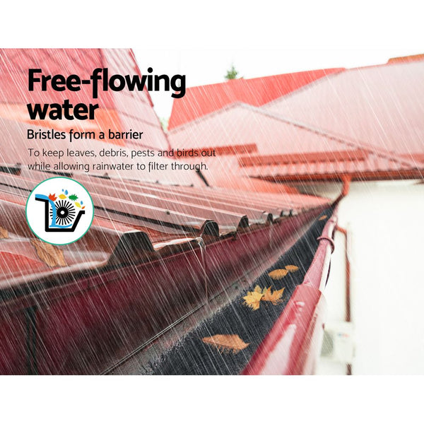 Gardeon Gutter Guard Brush 16M 92X10cm 18Pcs Gutter Guards