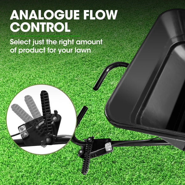 Plantcraft Spreader 12V 36Kg 30L Lawn Seed Fertiliser For Atv Ride On Mower With Rain Cover Lawn Mower Accessories