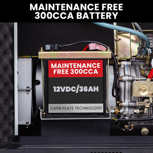 8.4Kw Max 6Kw Rated Diesel 13Hp Generator Single Commercial Back Generators