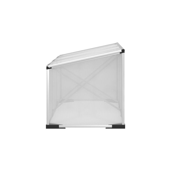 Green Fingers Greenhouse 180X50x50cm Cold Frame Plant Grow Aluminium Polycarbonate House Greenhouses
