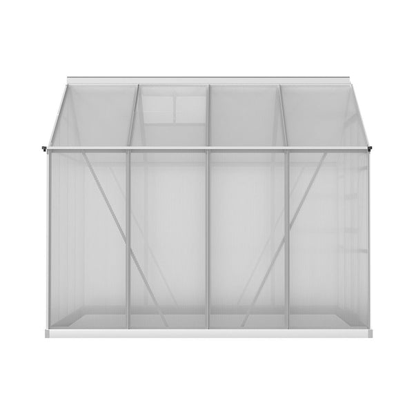 Greenfingers Aluminium Greenhouse House Polycarbonate Garden Shed 2.4X2.5M Greenhouses