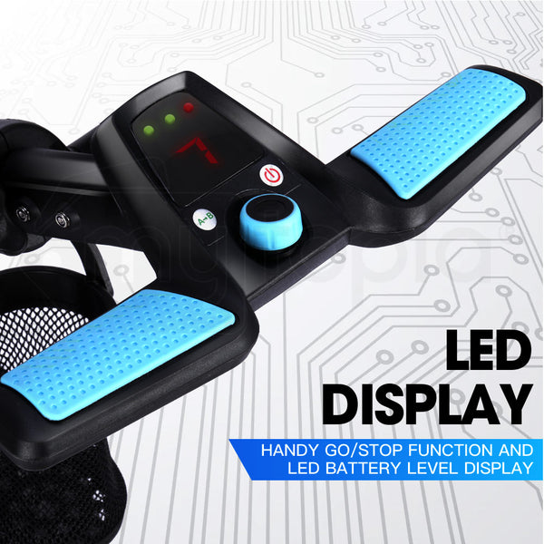 Thomson Golf Buggy Electric Trolley Automatic Motorised Foldable Cart Led Black Golf Carts