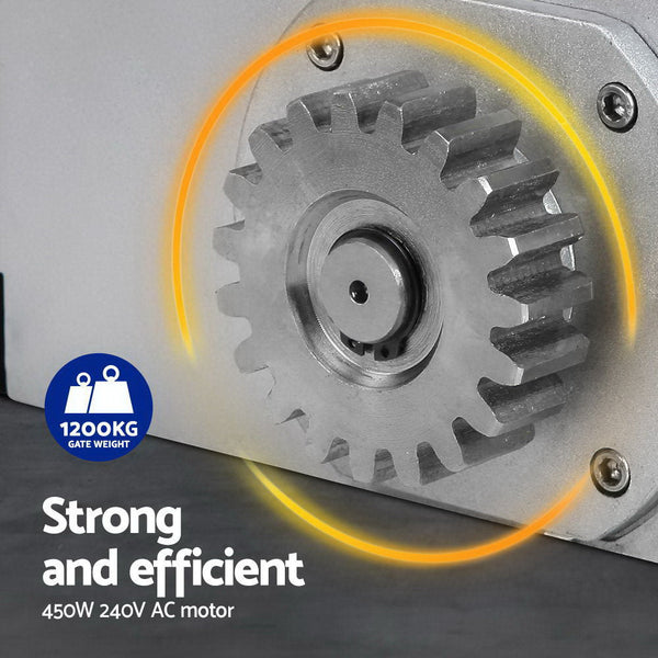 Electric Sliding Gate Opener 1200Kg 6M Gate Openers