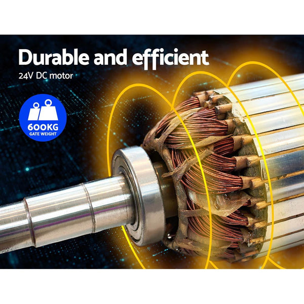 Single Swing Gate Opener 600Kg 40W Solar Panel Gate Openers