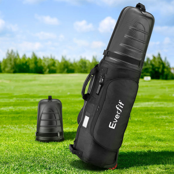 Everfit Golf Travel Bags For Airlines With Wheels Clubs Hard Case Foldable Golf Club Bags