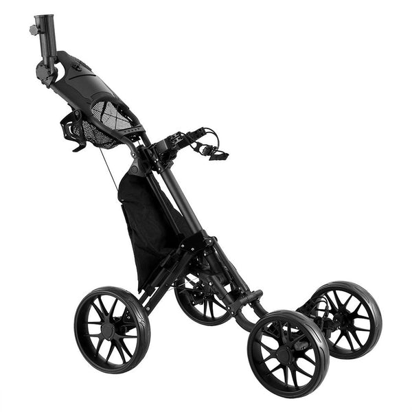 Everfit Golf Buggy Foldable Trolley Cart Wheels Umbrella Bottle Holder Golf Carts