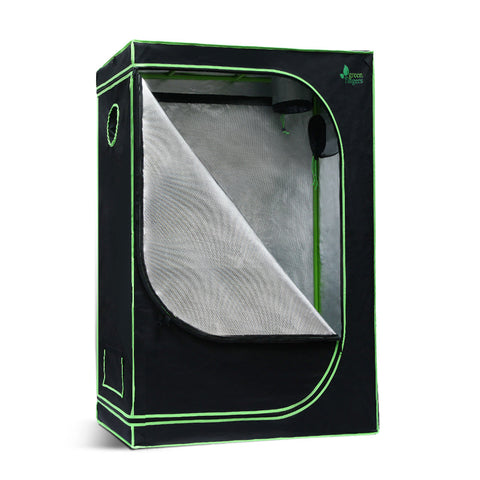 Green Fingers Grow Tent 90X50x160cm Hydroponics Kit Indoor Plant Room System Grow Tents Dry Racks & Shelves
