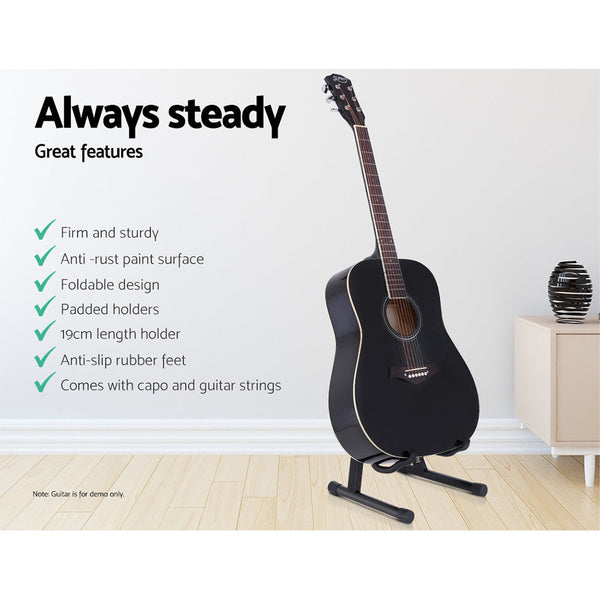 Alpha Guitar Stand Folding Portable Floor Rack Holder Guitar Accessories